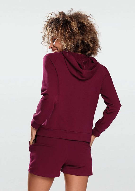 Komplet dresowy Koko Dkaren - bordo