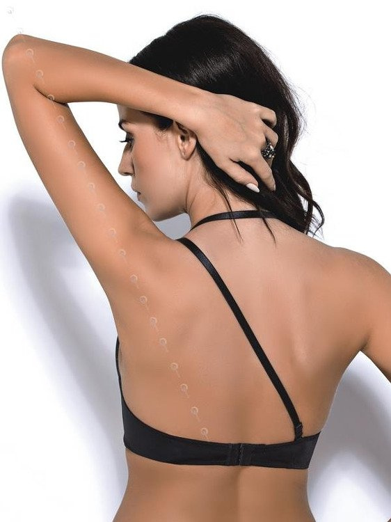 G025 Biustonosz Koktajlowy Gorsenia - czarny