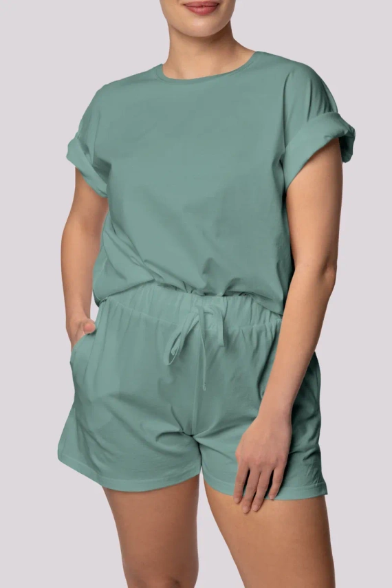 Piżama damska Bliss shortsleeve Mona oliwkowy