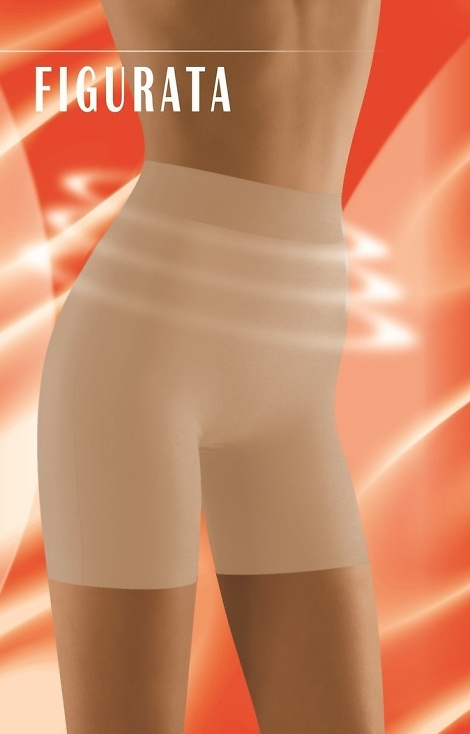 Szorty modelujące Wolbar Figurata beżowe – sportowe, wyszczuplające, elastyczne