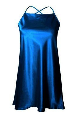 Halka satynowa koszulka damska Anna DKaren - Modrak