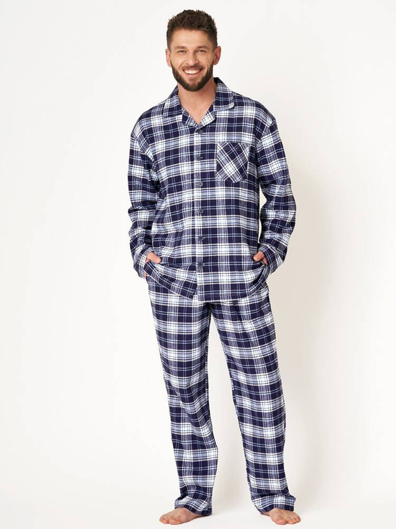 Piżama Męska MNS 411 Key granatowy