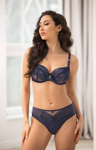 Gorsenia Biustonosz miękki K 876 Aria granatowy