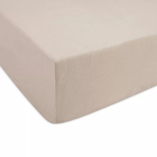 Constance prześcieradło jersey z gumką KARO - beżowy 018