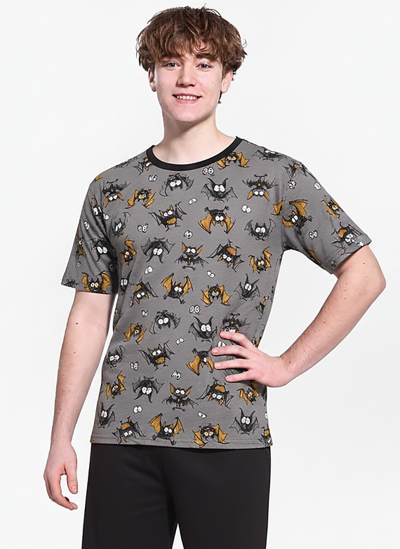 Cornette F&Y 133/53 Bat – piżama młodzieżowa bawełniana, krótki rękaw