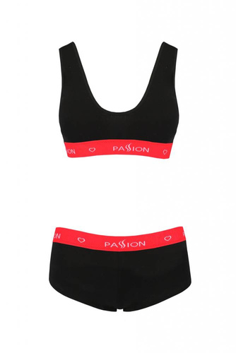 Biustonosz miękki PS003 Passion czarny