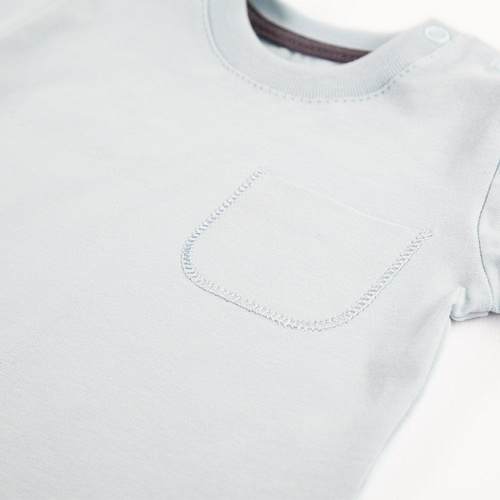 T-shirt dla chłopca Lazy Days Ewa Klucze - niebieski 