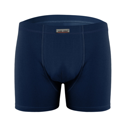 Bokserki męskie BM04 Lizard Sesto Senso - granatowy