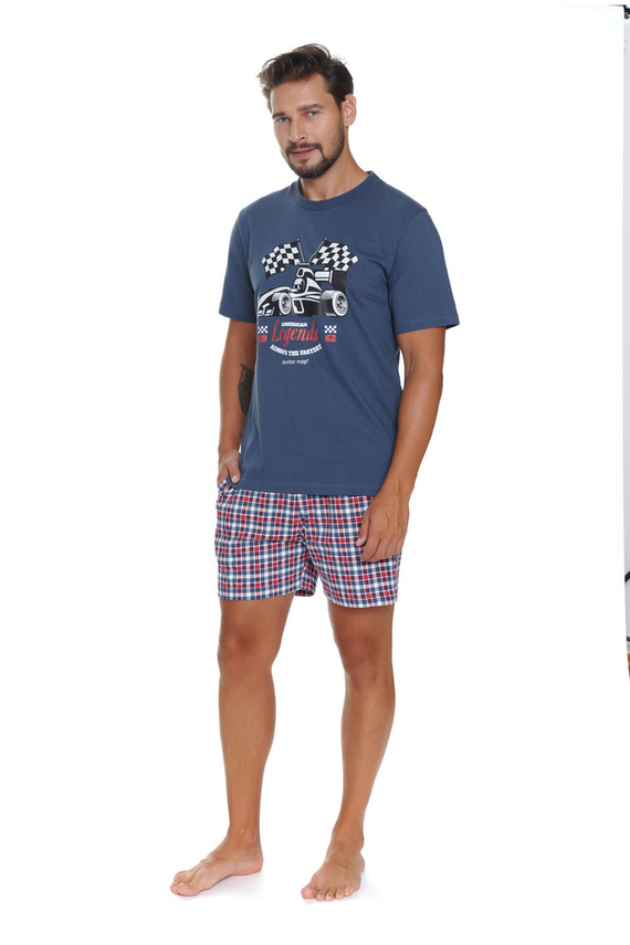 PMB.5353 Piżama Męska Doctor Nap - deep blue