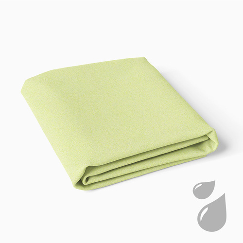 Prześcieradło dziecięce frotte, nieprzemakalne Eevi - jasny zielony