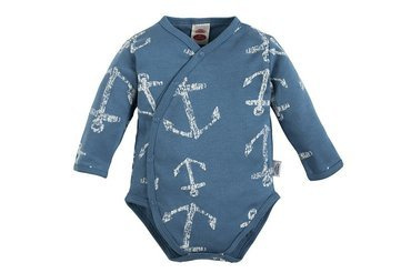 Body kopertowe z długim rękawem "BLUE SEA"  Makoma niebieski