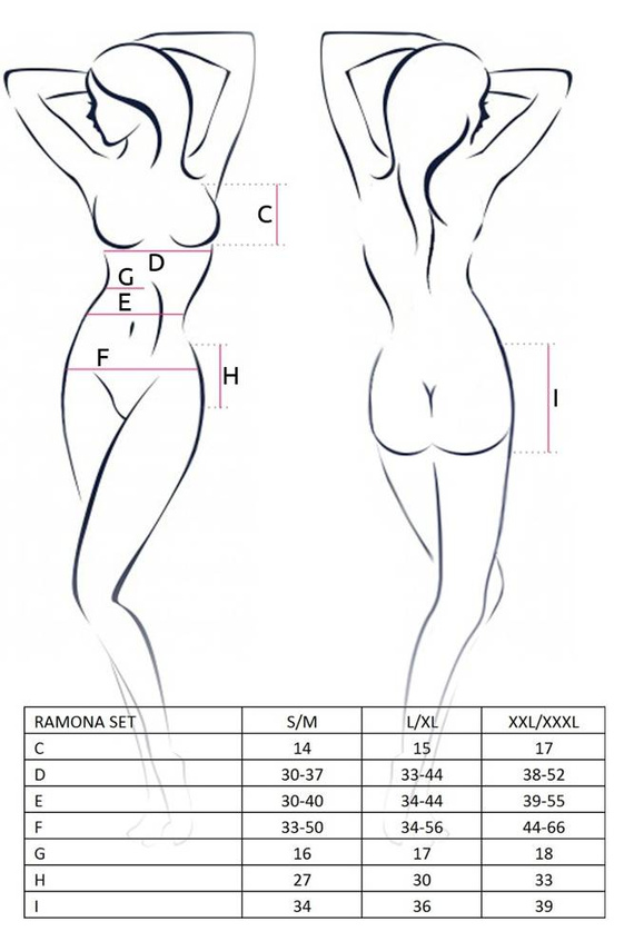 Komplet Ramona Set Passion czarny
