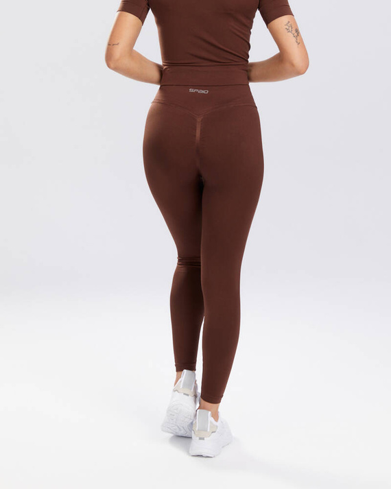 Legginsy damskie Adapt Spaio coffee