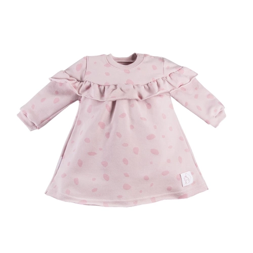 Sukienka dresowa UNIQUE Ewa Klucze - róż 