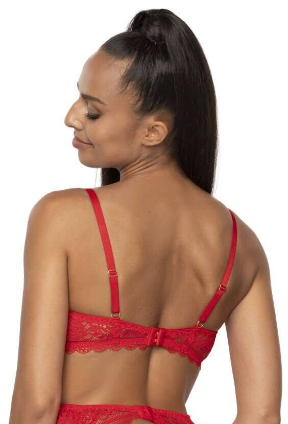 Biustonosz Push-up M-0198/11 Estelle Mat - czerwony