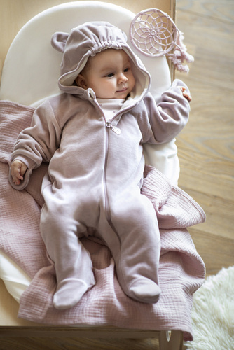 Kombinezon niemowlęcy Hello Pinokio - różowy