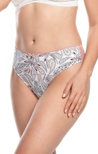  Figi Damskie L-1509 BI A'2 Lama biały