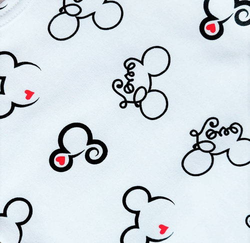 Body z długim rękawem Love Bambarillo biały 