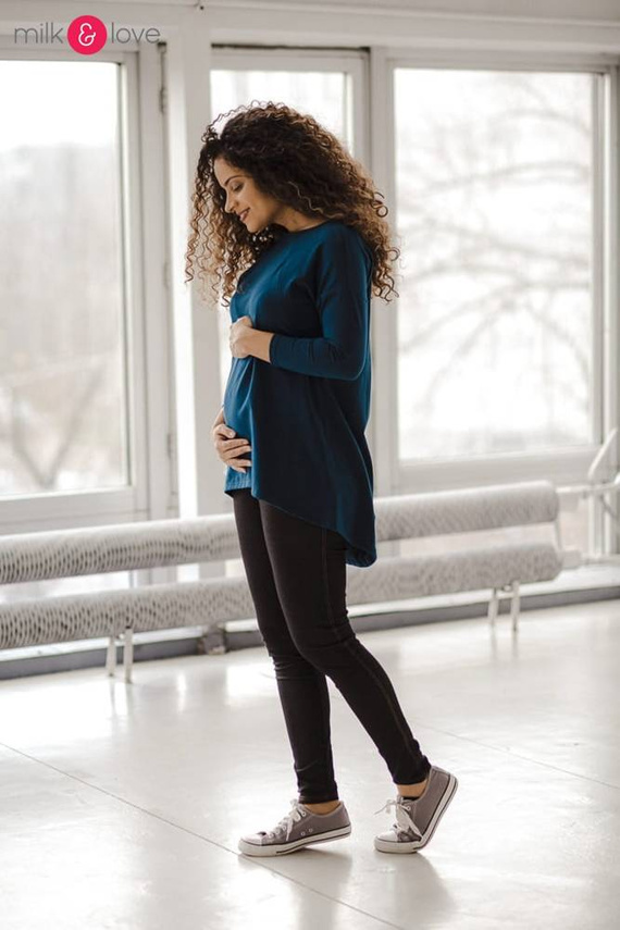 Bluzka ciążowa i do karmienia Mommy Milk&Love poseidon