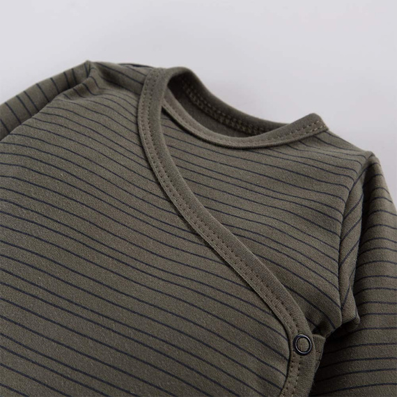 Body niemowlęce 3-pak Good Day Eevi - granatowy/zielony/beżowy