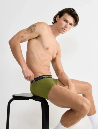 Bokserki męskie Men Start Hipster C2P box Sloggi - Taupe - Dark combination