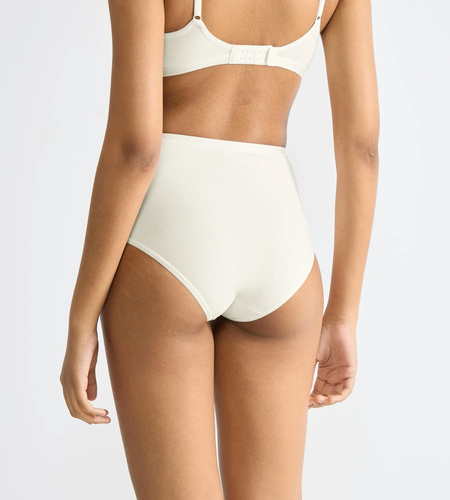 Figi Damskie Go Daily Cotton Highwaist Sloggi - silk white