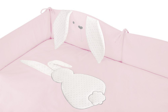 Pościel 3-elementy "TUPTUŚ" Belisima - róż