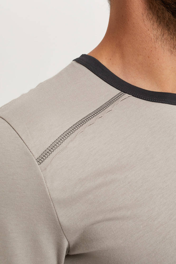 Piżama Męska krótki rękaw, spodenki Abel Italian Fashion - beżowy/druk