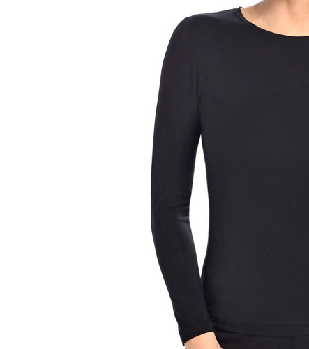 Bluzka damska bambusowa Aria Teyli - czarny