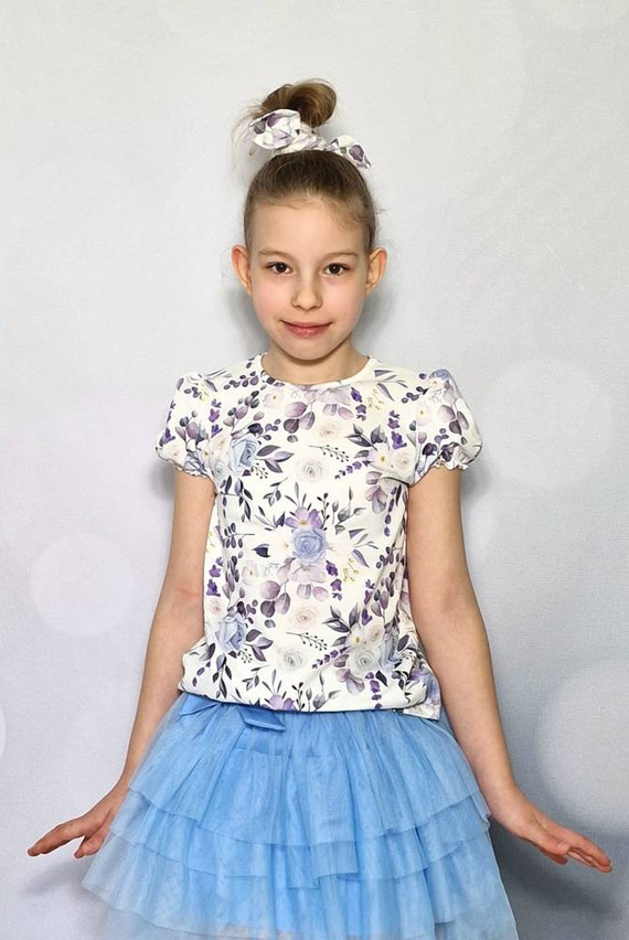 Spódniczka tiulowa Inez Bambarillo błękitny