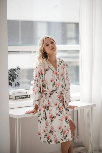 Szlafrok bambusowy Magnolie Milk&Love 