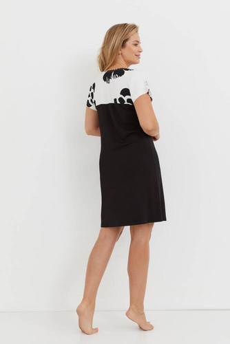 Koszula nocna 742 Elle Forex - czarny