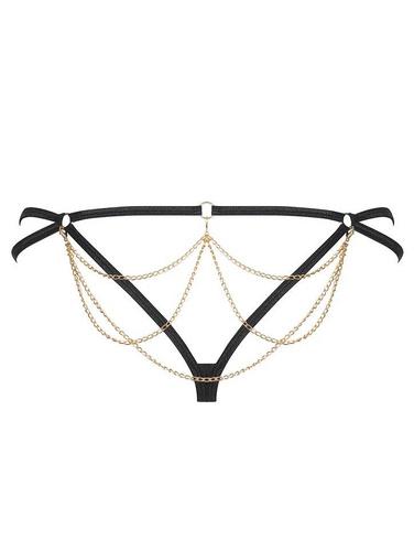 Figi damskie Pantheria Obsessive czarny