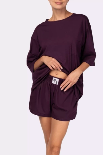 Piżama damska Joy shortsleeve Mona purple 