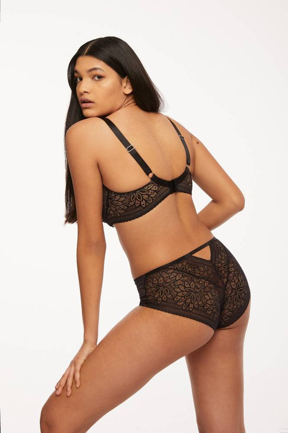 Biustonosz miękki SC-857 Mandala III Kinga czarny