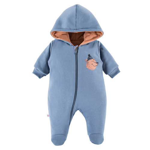 Pajac z kapturem kombinezon Jump Eevi - niebieski