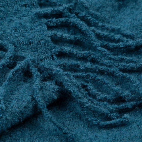 Koc narzuta imitująca buklę Bela Eurofirany granatowy 