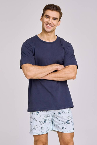 Piżama męska 3193 Aaron  Taro - granatowy