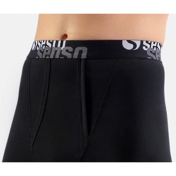 122 Kalesony męskie bawełniane Sesto Senso - czarny