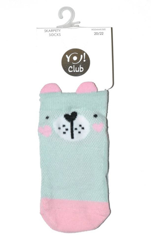 Skarpetki dla dziewczynki SK-72 GIRL 3D YO! mix kolor