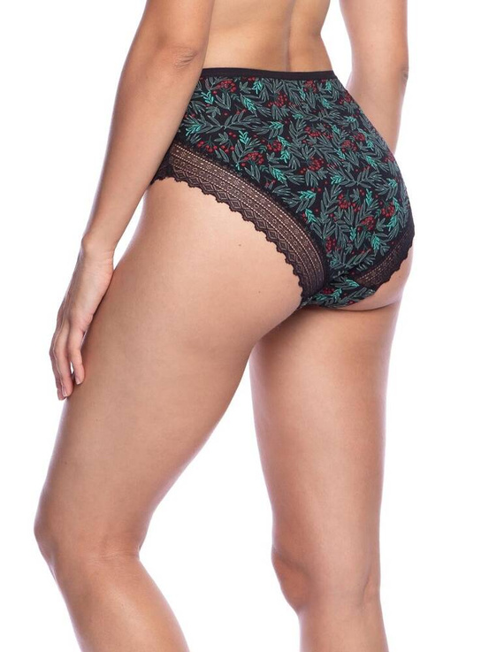 Figi Damskie L 1570 MD Midi Lama- czarny