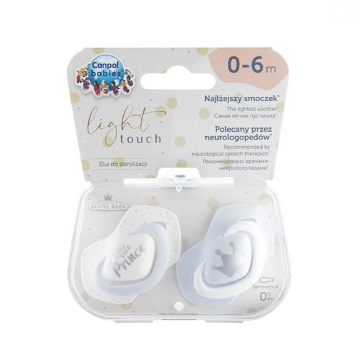 Smoczek light touch Little Prince Campol Babies