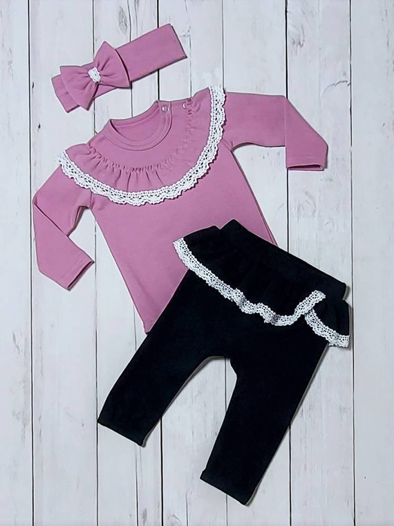 Spodnie niemowlęce Eliza Bambarillo czarny