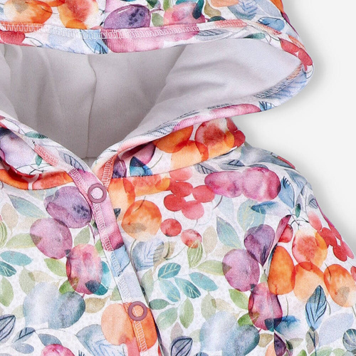 Kombinezon z bawełny organicznej Śliweczki Nini druk