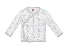 "LITTLE SHEEP" Koszulka niemowlęca Makoma szary