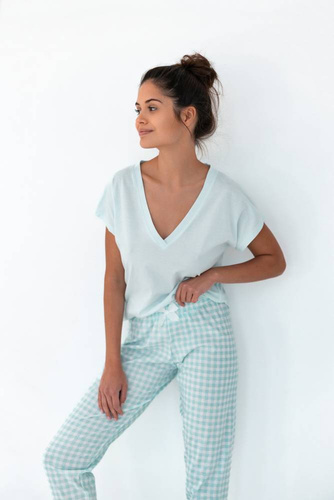 Sensis Piżama damska Kimberly - miętowy