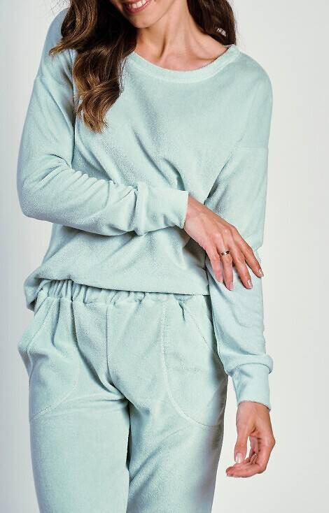 Piżama Damska 3243 Jessie Taro- miętowa