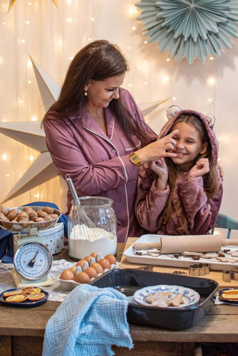 Krótki Szlafrok damski 717 Serena Forex - jagoda