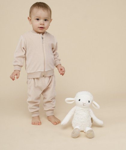 Bluza rozpinana, welurowa Lovely Day Pinokio - beżowy