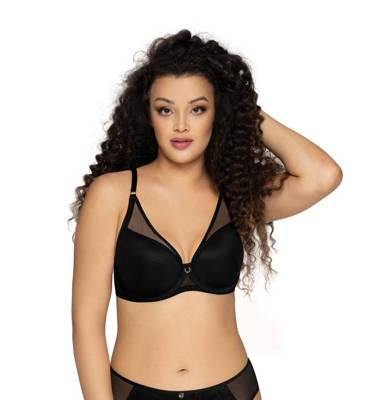 Biustonosz push-up 1947 Ava - czarny